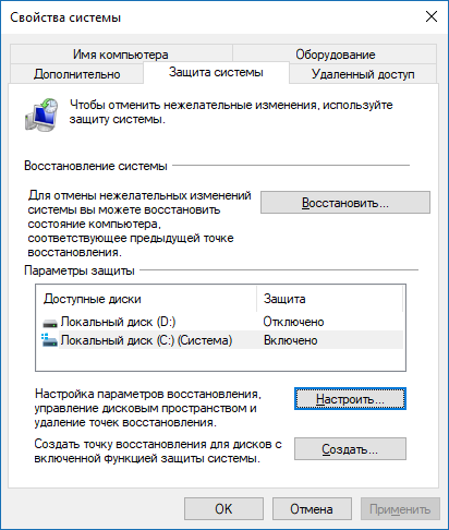 -восстановления-windows-1 Точка восстановления Windows 10 через ярлык
